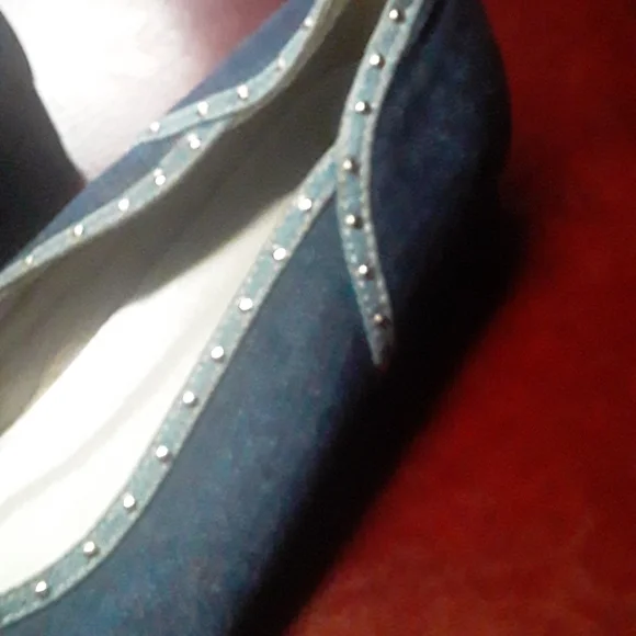 Studded Denim Shoes - Picture 3 of 6